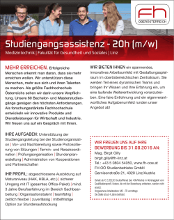 Studiengangsassistenz