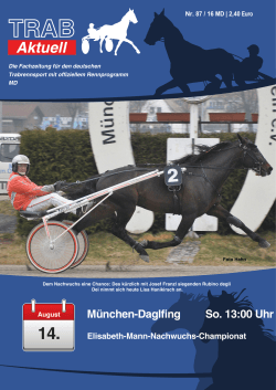 Aktuell - Trabrennbahn München