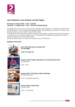 Jazz Collection: Larry Graham und die Folgen