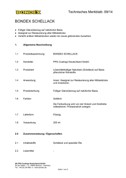Technisches Merkblatt