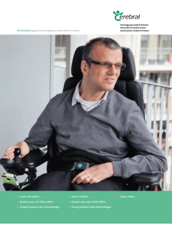 Magazin 2/2016 - Vereinigung Cerebral Schweiz