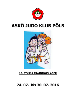 ASKÖ JUDO KLUB PÖLS - Judo Landesverband Steiermark