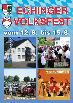 echinger volksfest