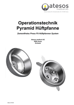 Operationstechnik Pyramid Hüftpfanne