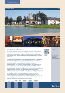 Hotels / Pensionen Dorf Wangerland S