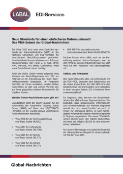 Info LABAL VDA Global-Nachrichten