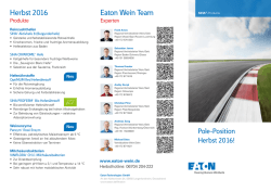 Herbst 2016 Eaton Wein Team