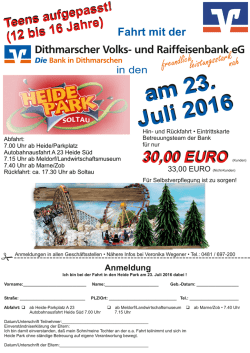 Jugendfahrt Heide-Park Soltau