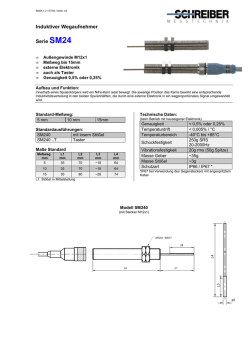Datenblatt SM24 - Schreiber Meßtechnik GmbH