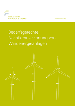 Hintergrundpapier - Fachagentur Windenergie an Land
