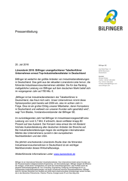 Pressemitteilung