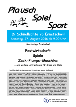 Festwirtschaft Spiele Zack-Plumps