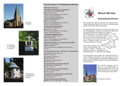 Infoblatt des Kreisdekanats Borken