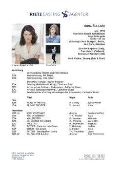 Vita - Rietz Casting + Agentur