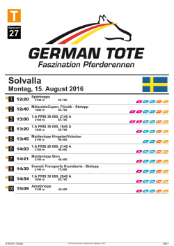 Programm - Wettstar.de