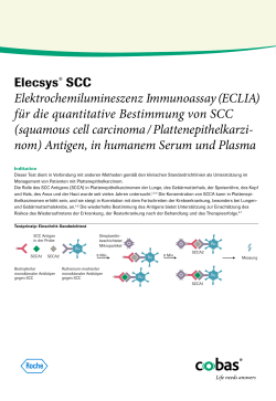 Elecsys ® SCC Testprinzip