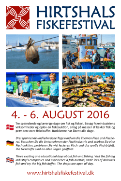 4. - 6. august 2016 - Ferie i Toppen af Danmark