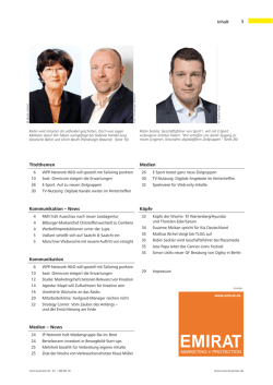Inhalt - New Business