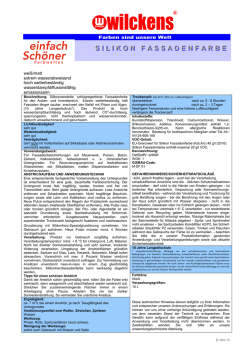 Einfach sch&ouml;ner Farbwelten Silikon Fassadenfarbe