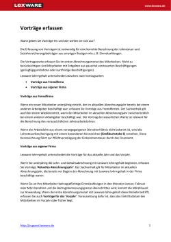 Vortr&auml;ge erfassen - media.haufe