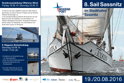 8. Sail Sassnitz 19./20.08.2016