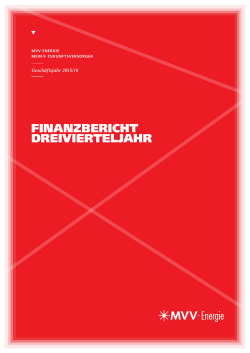 Finanzbericht Dreivierteljahr 2015/16