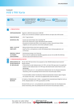 hvB v PaY karte - HypoVereinsbank