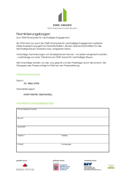 gestiftet durch - Award für nachhaltiges Bauen