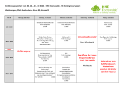 Einf&uuml;hrungstag Immatrikulationsfeier Begr&uuml;&szlig;ung durch den