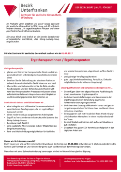 Druckversion Stellenausschreibung Ergotherapeuten