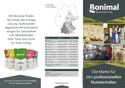 Die Marke für den professionellen Nutztierhalter.