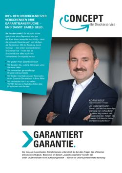 Ihre Garantieanspr&uuml;che