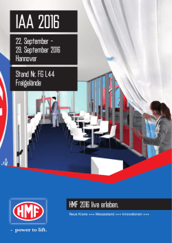 IAA 2016 - HMF Ladekrane