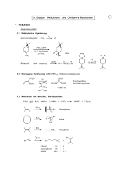 6. Gruppe: Reduktions- und Oxidations