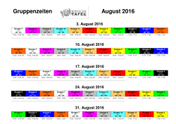 2016-08 Gruppenzeiten