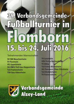 VG-Turnier 2016 in Flomborn