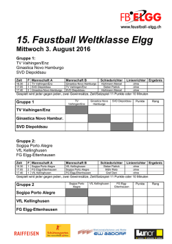 Spielplan Weltklasse Elgg 16