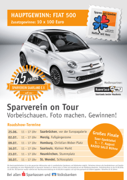 Gro&szlig;es Finale - Sparverein Saarland eV