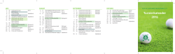 Turnierkalender 2016 - Golfclub Brückhausen