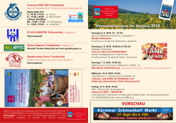 Veranstaltung August 2016 - Weinstadt