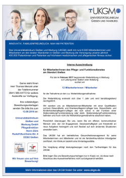 INNOVATIV, FAMILIENFREUNDLICH, NAH AM PATIENTEN: Das