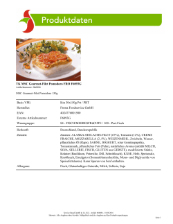 TK MSC Gourmet-Filet Pomodoro FRO F6093G Basis VPE: Ktn
