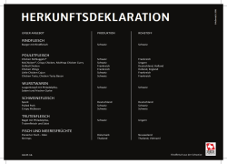 HERKUNFTSDEKLARATION
