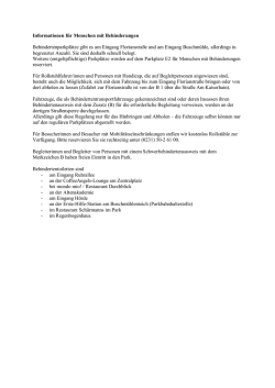 Informationen f&uuml;r Menschen mit Behinderungen