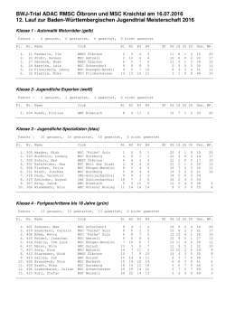 BWJ-Trial ADAC RMSC Ölbronn und MSC Kraichtal