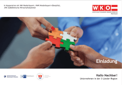 Hallo Nachbar! Unternehmen in der 3-Länder