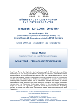 Humor in der Psychotherapie - N&uuml;rnberger Laienforum f&uuml;r