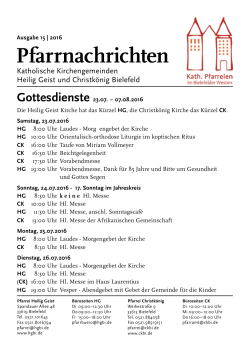 die Pfarrnachrichten 15/16 (pdf-Version)