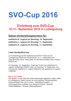 Einladung SVO-Cup 2016 - weibl. ABC