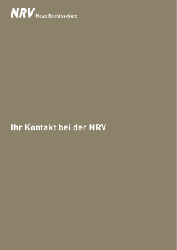 Ihr Kontakt bei der NRV